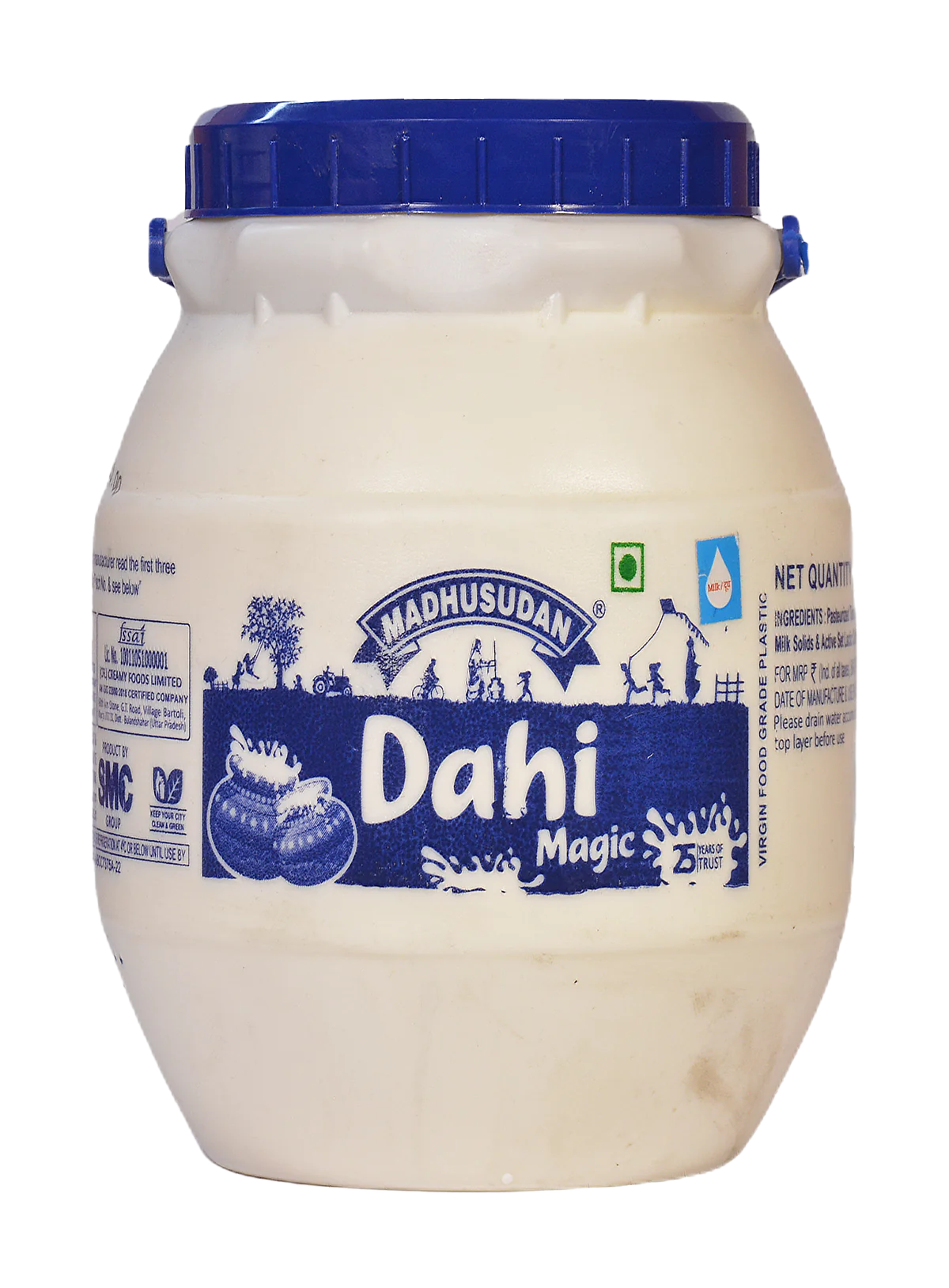 Madhusudan Dahi Magic 5 kg Jar Pack front